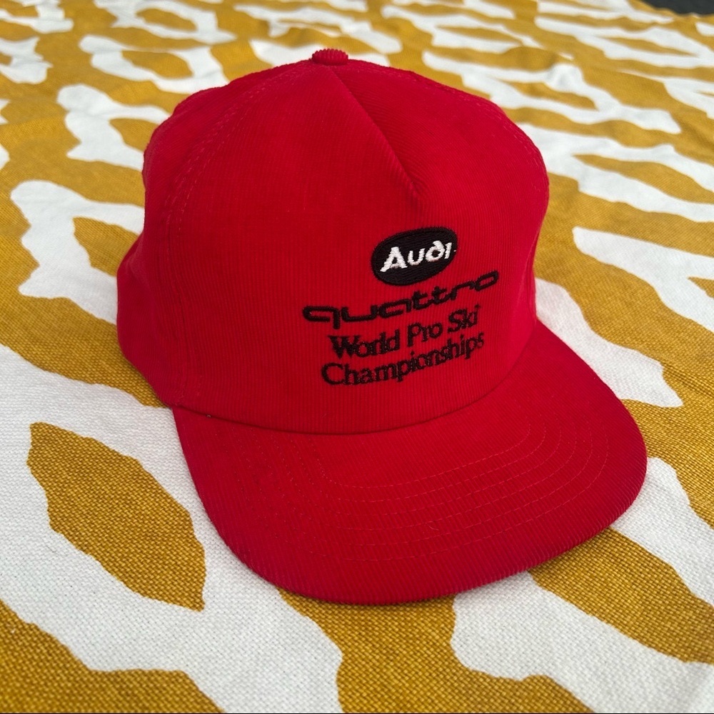 vintage audi ski championships baseball hat